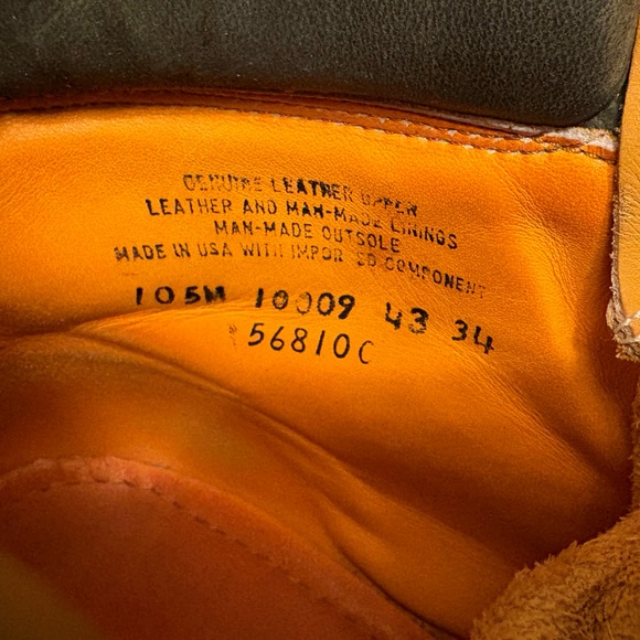 Timberland Premium Wheat Nubuck Men’s Leather Boots Size 10.5 M - Picture 6 of 16